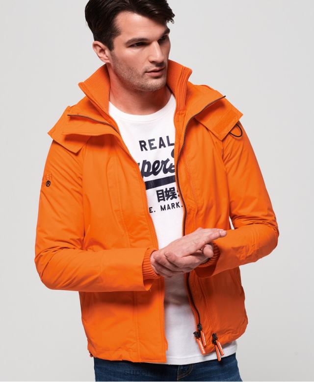 il Superdry גברים קפוצ'ון טכני פופ zip sd-windcheater מעיל כְּחוֹל 4LX2Z4791 הַלבָּשָׁה